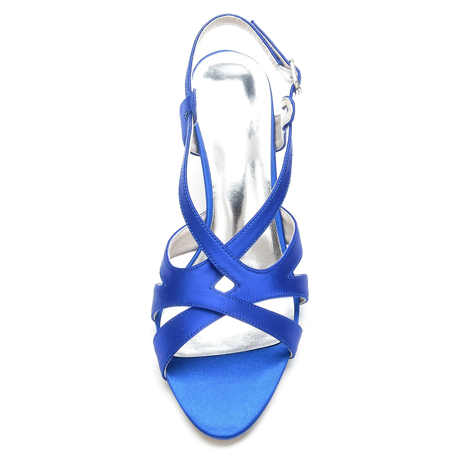 Chunky Heel 6.5cm Silk-Like Shoes CK0320 sold by Cocomelody product image thumbnail 2