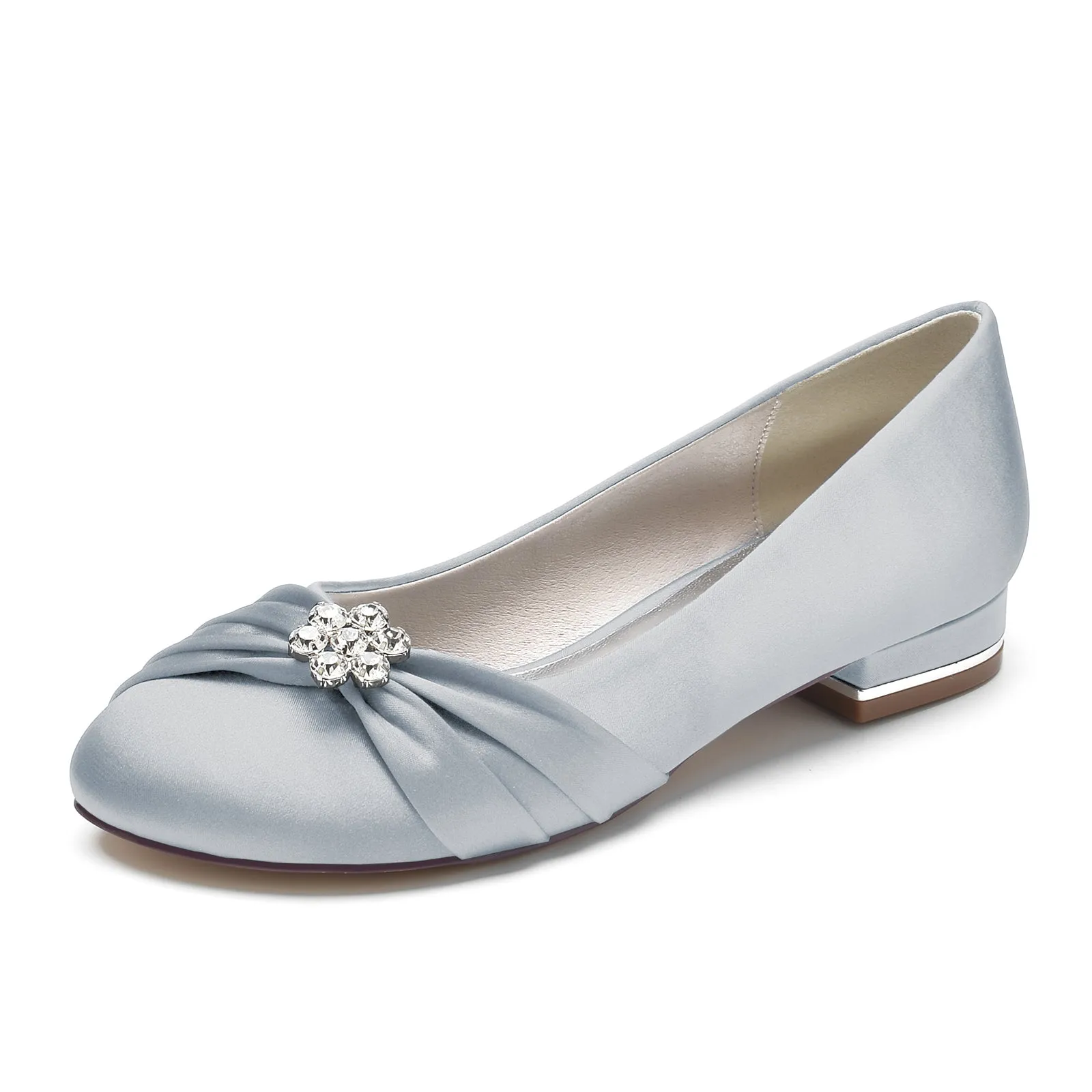 Flat Heel 2.5cm Silk-Like Shoes CK0287 sold by Cocomelody