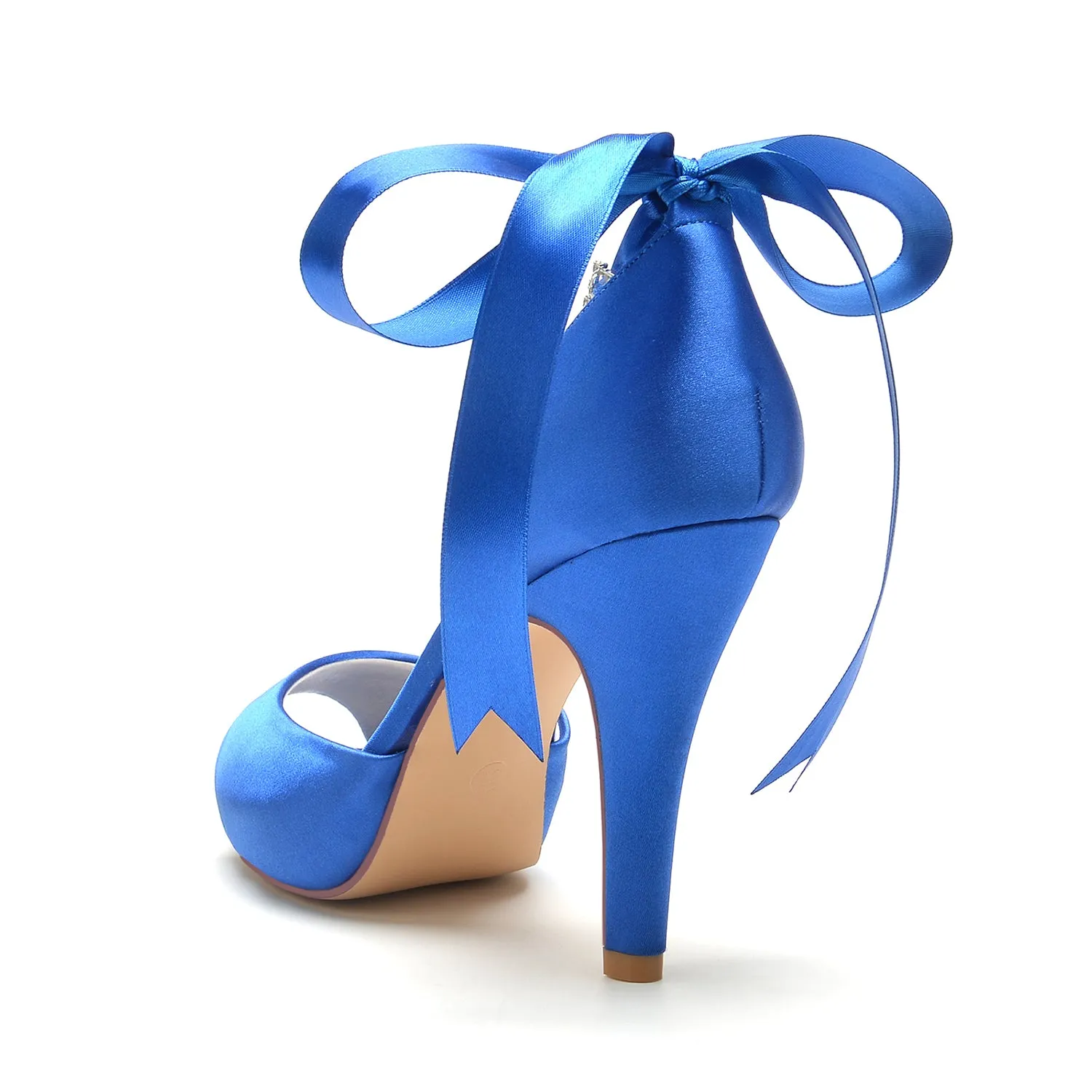 Stiletto Heel 10cm Silk-Like Shoes CK0353 sold by Cocomelody product image thumbnail 4