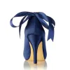 Stiletto Heel 10cm Silk-Like Shoes CK0349 sold by Cocomelody