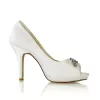 Stiletto Heel 10cm Silk-Like Shoes CK0348 sold by Cocomelody