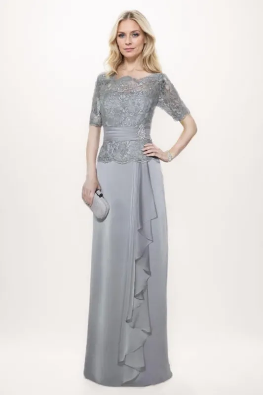 A-Line Maxi Chiffon Mother Of The Bride Dress CM0276 sold by Cocomelody