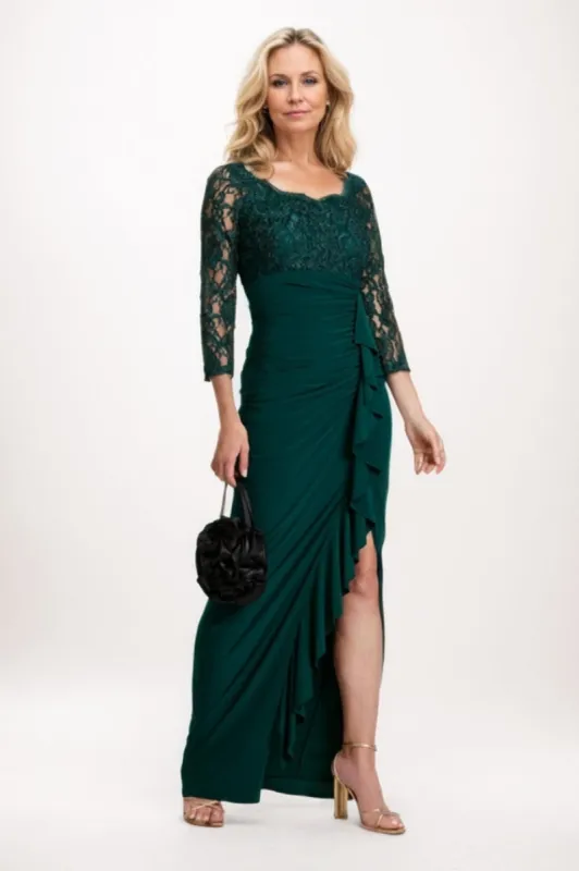 Mermaid Maxi Knitted Fabric Mother Of The Bride Dress CM0269 sold by Cocomelody