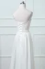 A-Line Sweep-Brush Train Chiffon Wedding Dress 640165830660 sold by Cocomelody