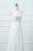 A-Line Sweep-Brush Train Chiffon Wedding Dress 640165830660 sold by Cocomelody
