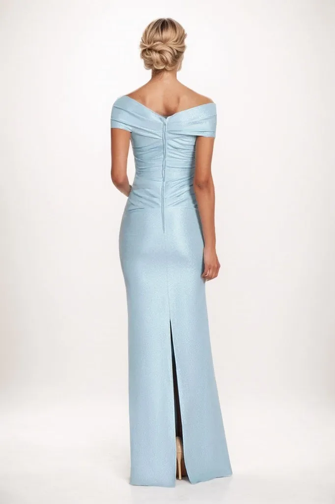 Sheath-Column Maxi Taffeta Mother Of The Bride Dress CM0330 sold by Cocomelody product image thumbnail 2