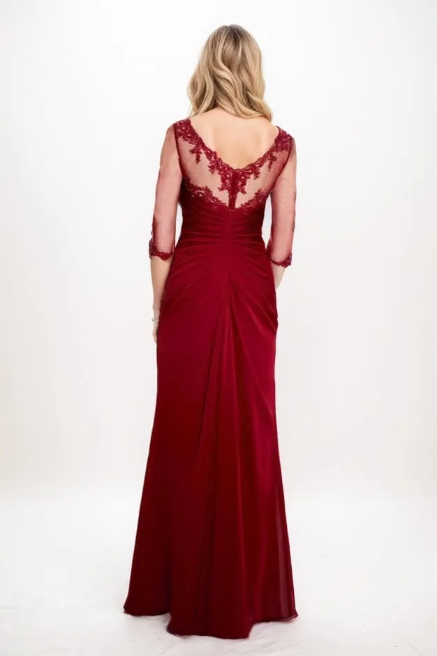 Trumpet-Mermaid Maxi Chiffon Mother Of The Bride Dress CM0322 sold by Cocomelody product image thumbnail 2