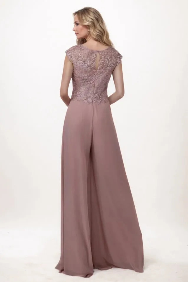 Jumpsuit Maxi Chiffon Mother Of The Bride Dress CM0311 sold by Cocomelody product image thumbnail 2