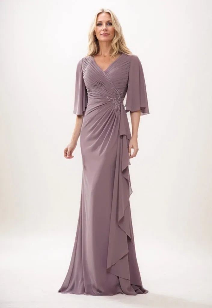 Trumpet-Mermaid Maxi Chiffon Mother Of The Bride Dress CM0310 sold by Cocomelody