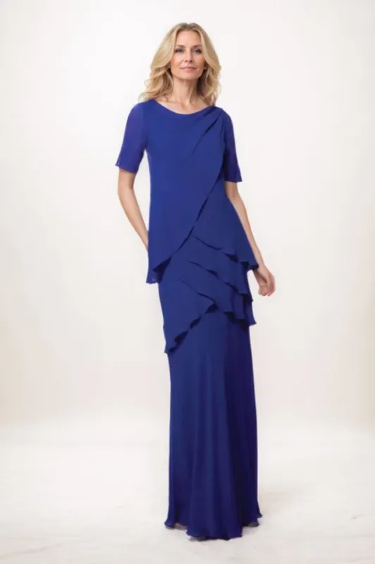 Sheath-Column Maxi Chiffon Mother Of The Bride Dress CM0305 sold by Cocomelody