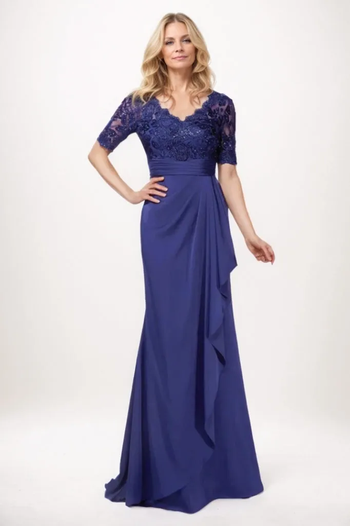 Sheath-Column Maxi Chiffon Mother Of The Bride Dress CM0304 sold by Cocomelody