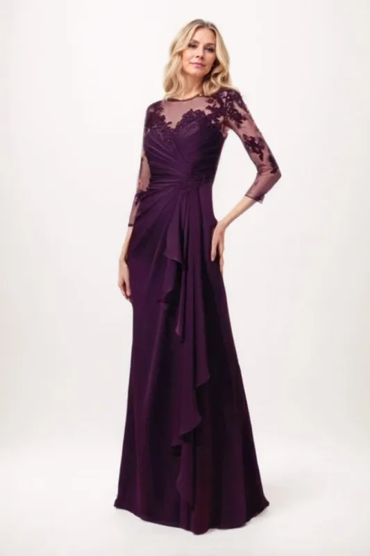 A-Line Maxi Chiffon Mother Of The Bride Dress CM0301 sold by Cocomelody