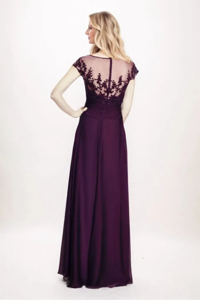 A-Line Maxi Chiffon Mother Of The Bride Dress CM0300 sold by Cocomelody product image thumbnail 2