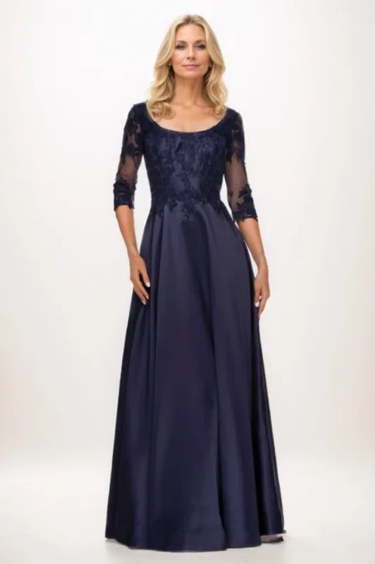 A-Line Maxi Satin Mother Of The Bride Dress CM0299 sold by Cocomelody