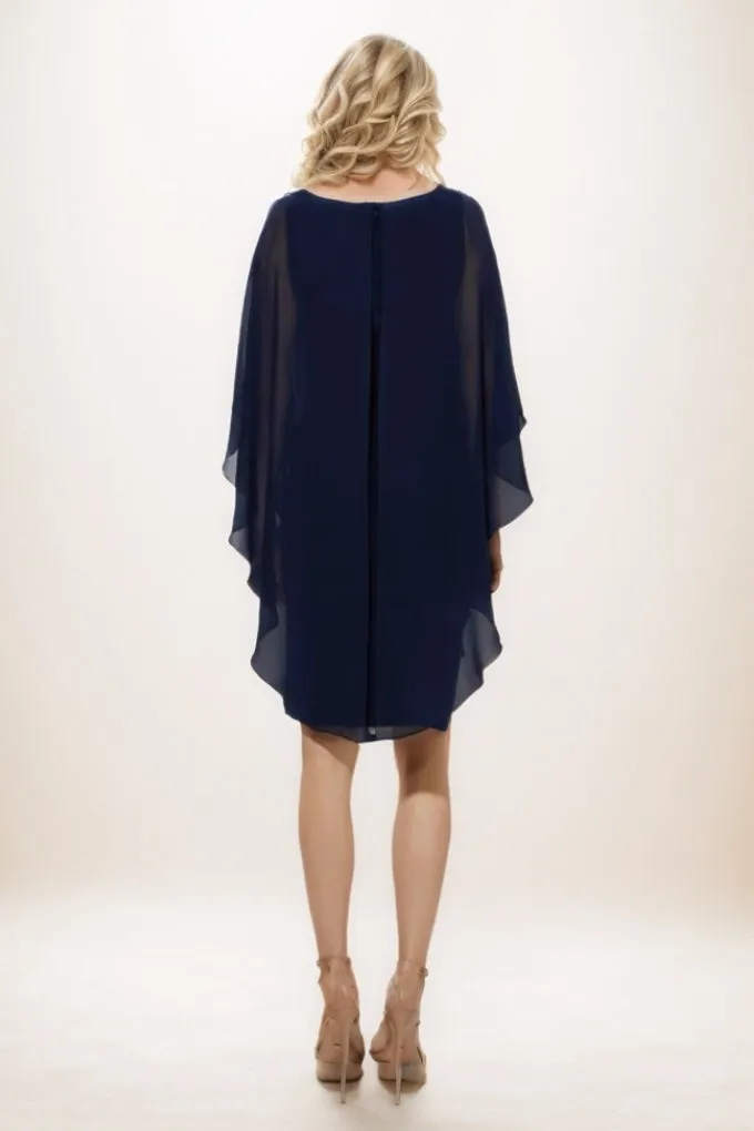 Sheath-Column Mini Chiffon Mother Of The Bride Dress CM0295 sold by Cocomelody