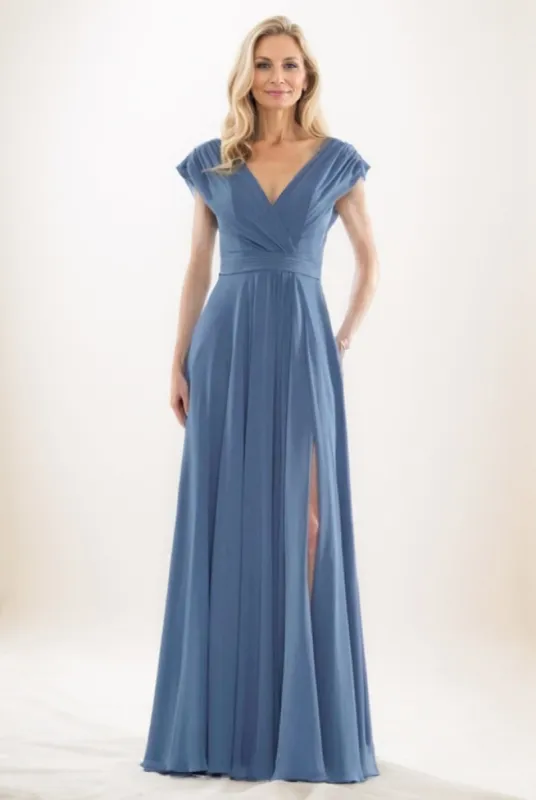 A-Line Maxi Chiffon Mother Of The Bride Dress CM0290 sold by Cocomelody