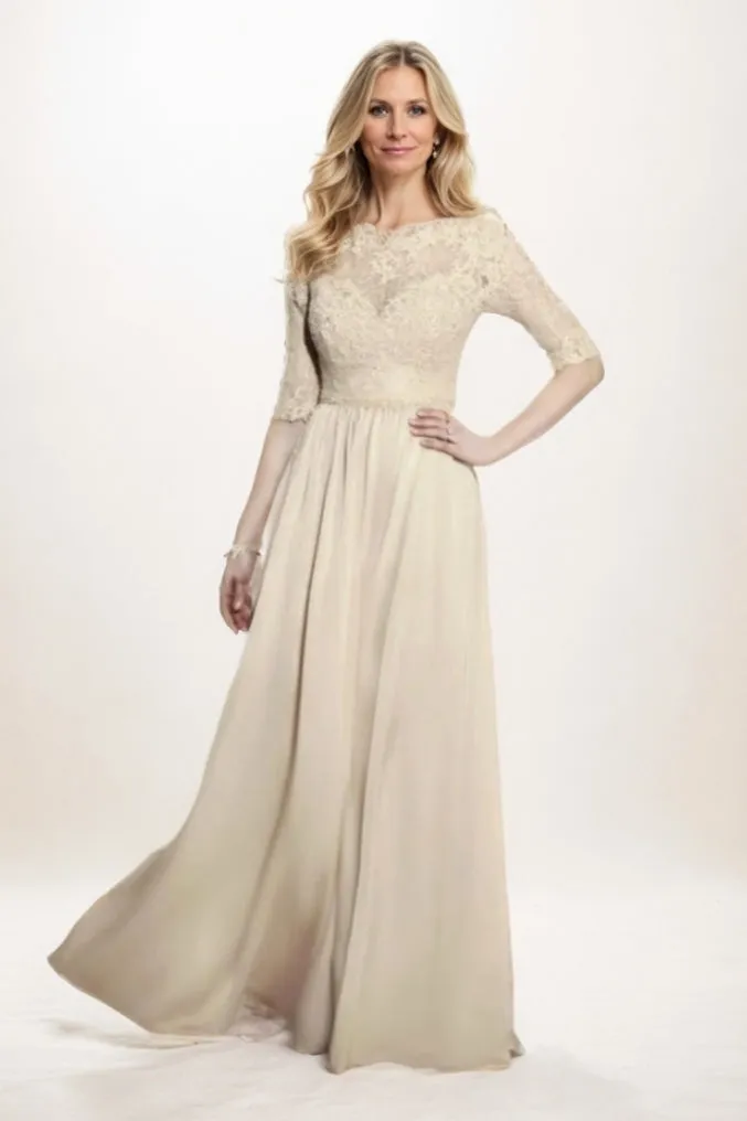 A-Line Maxi Chiffon Mother Of The Bride Dress CM0289 sold by Cocomelody