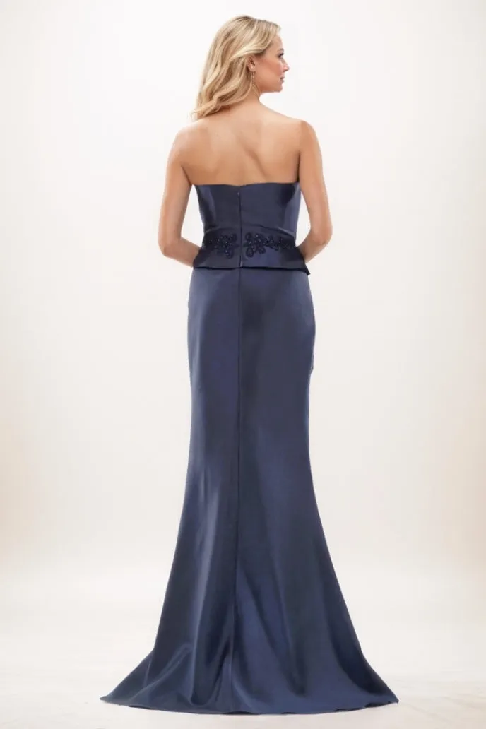 Mermaid Maxi Satin Mother Of The Bride Dress CM0288 sold by Cocomelody product image thumbnail 2