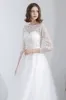 A-Line Floor Length Lace Tulle Wedding Dress 629871670095 sold by Cocomelody