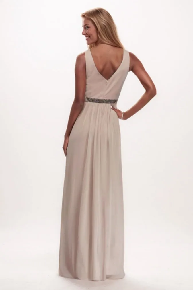 A-Line Maxi Chiffon Bridesmaid Dress CB0787 sold by Cocomelody product image thumbnail 2