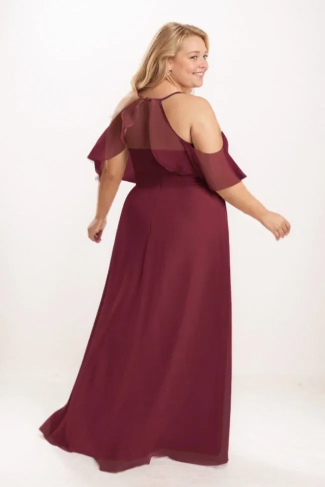 A-Line Maxi Chiffon Bridesmaid Dress CB0784 sold by Cocomelody product image thumbnail 2