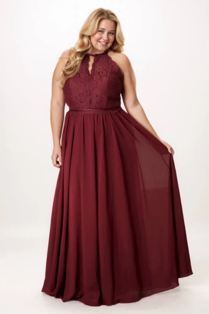 A-Line Maxi Chiffon Bridesmaid Dress CB0783 sold by Cocomelody