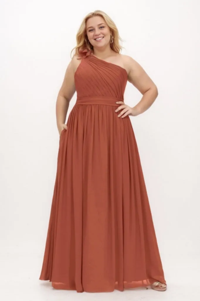 A-Line Maxi Chiffon Bridesmaid Dress CB0779 sold by Cocomelody