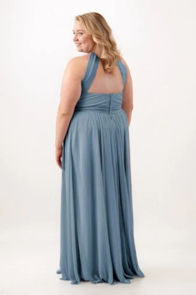 A-Line Maxi Chiffon Bridesmaid Dress CB0773 sold by Cocomelody product image thumbnail 2