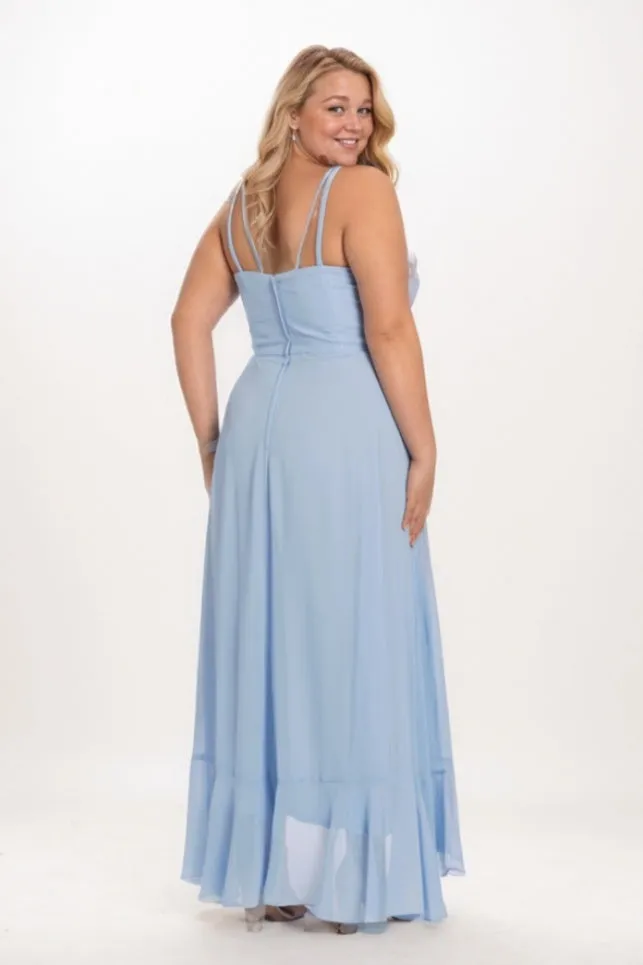 A-Line Maxi Chiffon Bridesmaid Dress CB0771 sold by Cocomelody product image thumbnail 2