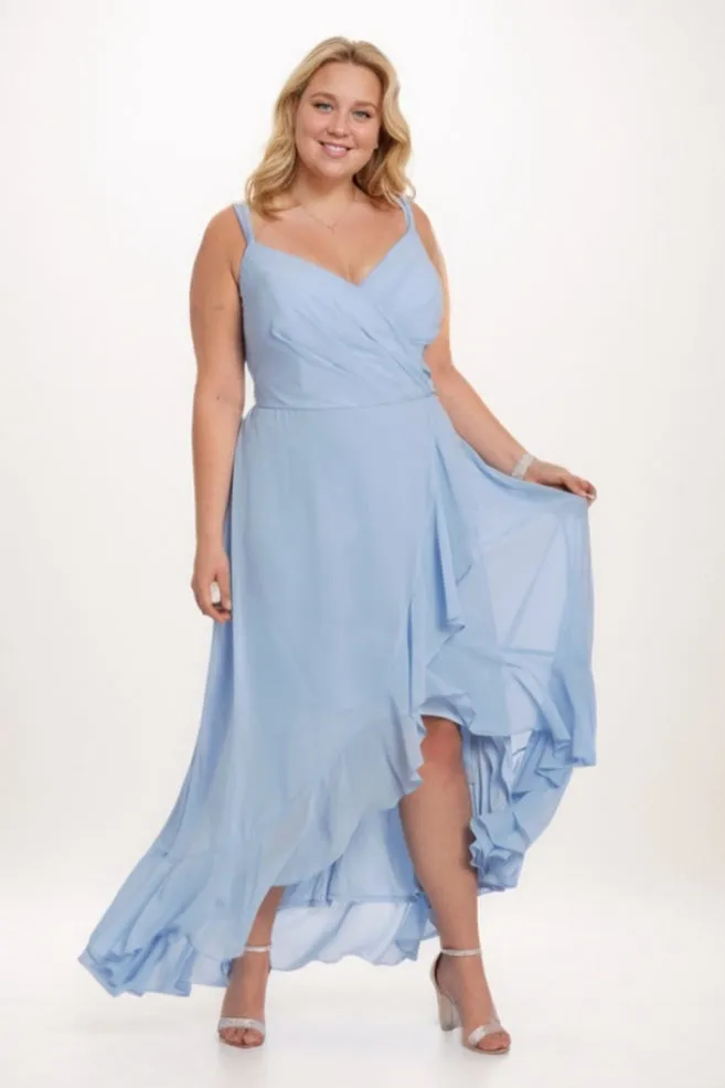 A-Line Maxi Chiffon Bridesmaid Dress CB0771 sold by Cocomelody