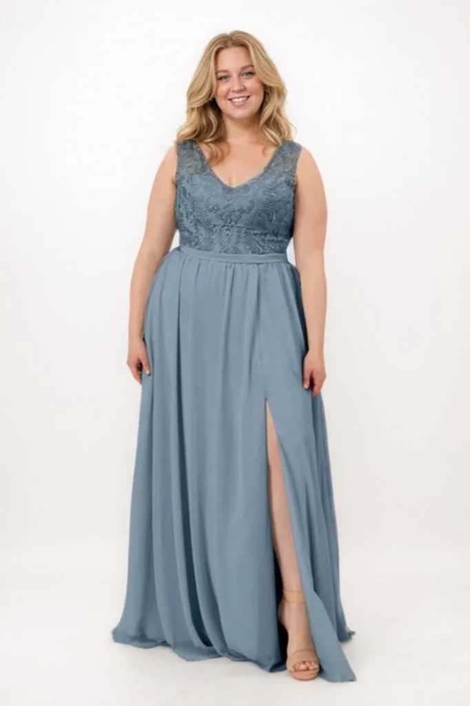 A-Line Maxi Chiffon Bridesmaid Dress CB0769 sold by Cocomelody
