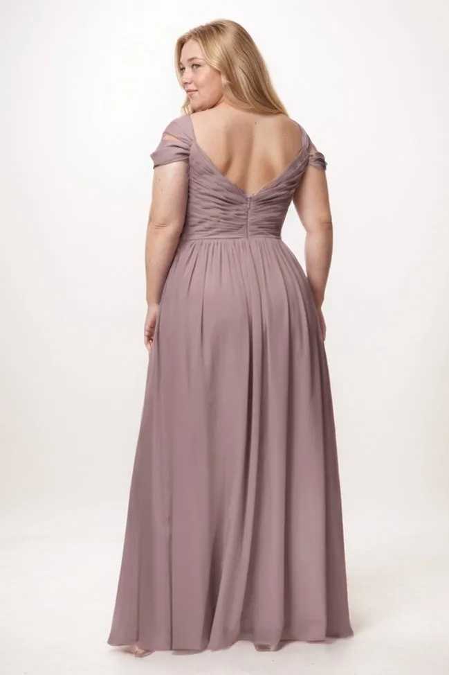 A-Line Maxi Chiffon Bridesmaid Dress CB0765 sold by Cocomelody product image thumbnail 2