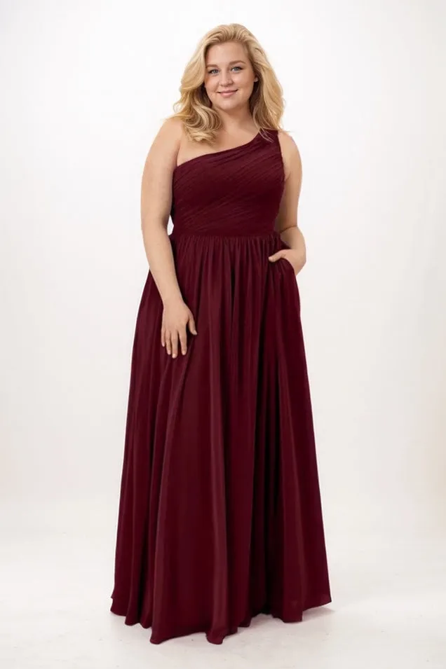 A-Line Maxi Chiffon Bridesmaid Dress CB0748 sold by Cocomelody