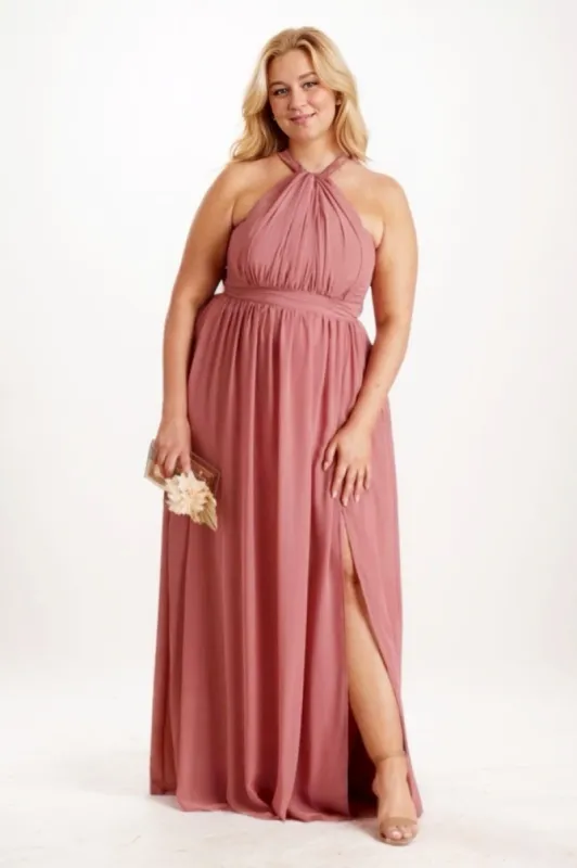 A-Line Maxi Chiffon Bridesmaid Dress CB0745 sold by Cocomelody