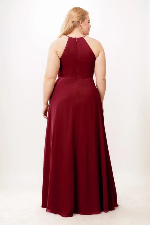 A-Line Maxi Chiffon Bridesmaid Dress CB0749 sold by Cocomelody product image thumbnail 2