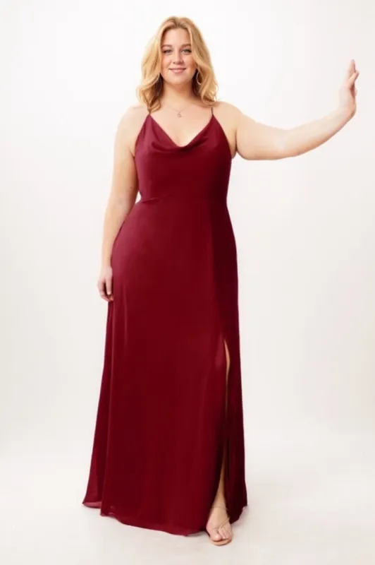 A-Line Maxi Chiffon Bridesmaid Dress CB0749 sold by Cocomelody