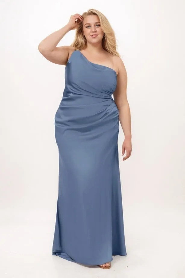Sheath-Column Maxi Chiffon Bridesmaid Dress CB0739 sold by Cocomelody