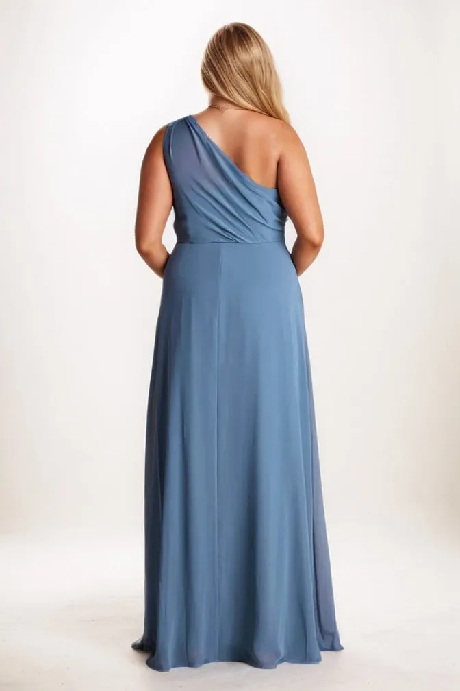 A-Line Maxi Chiffon Bridesmaid Dress CB0738 sold by Cocomelody product image thumbnail 2