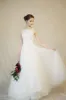 A-Line Floor Length Tulle Wedding Dress 676659628221 sold by Cocomelody