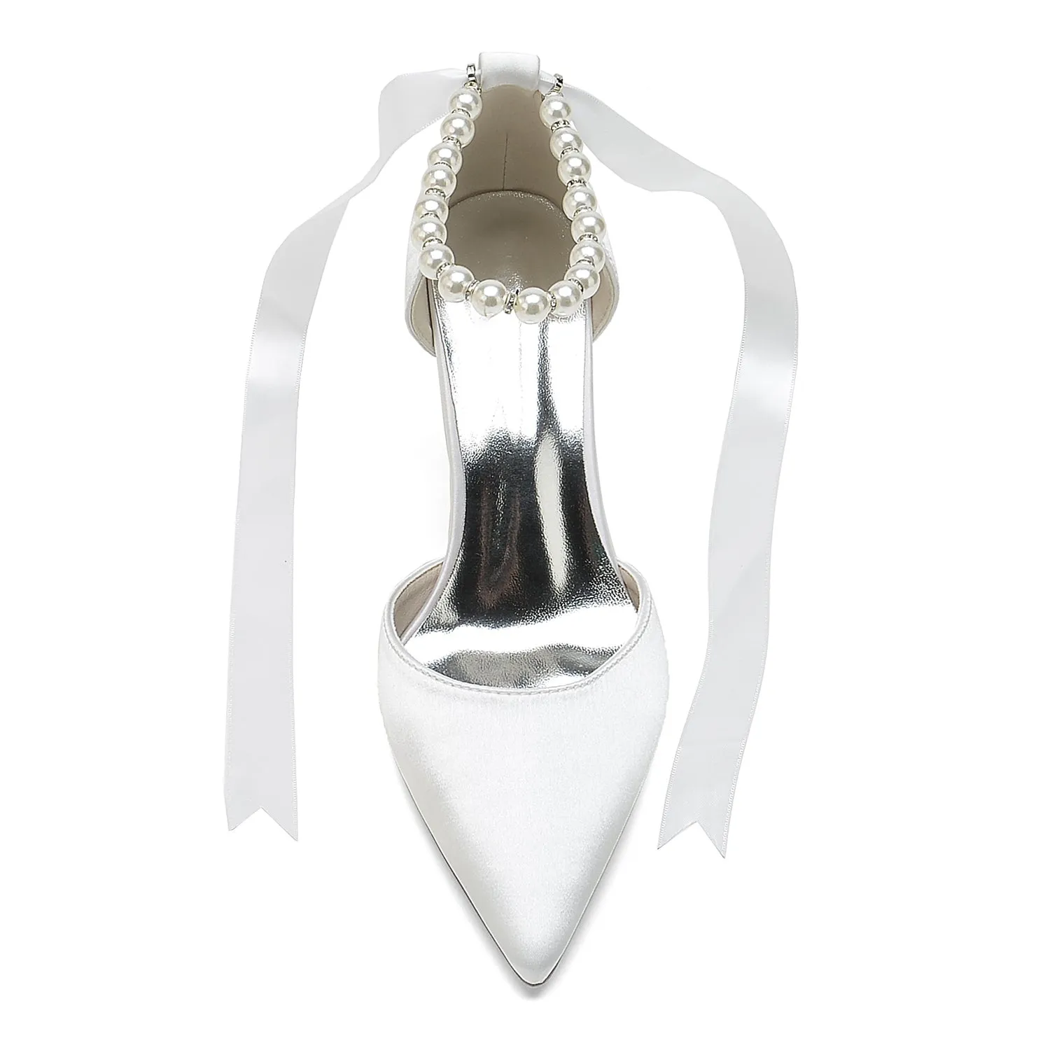 Stiletto Heel 8.5cm Silk-Like Shoes CK0380 sold by Cocomelody product image thumbnail 5