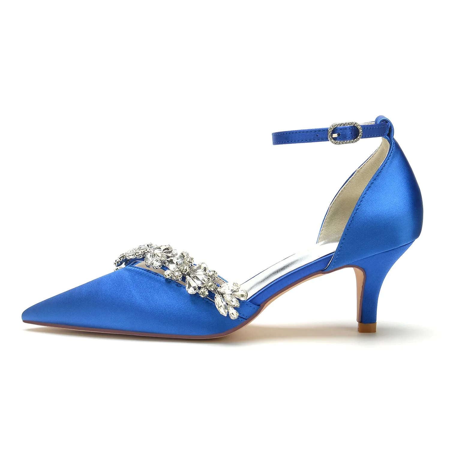 Stiletto Heel 6cm Silk-Like Shoes CK0358 sold by Cocomelody product image thumbnail 4