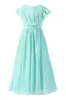 Elegant A-Line Scoop Bridesmaid Chiffon Gown B01MCSQLIY sold by Cocomelody