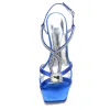 Stiletto Heel 9.5cm Silk-Like Shoes CK0393 sold by Cocomelody