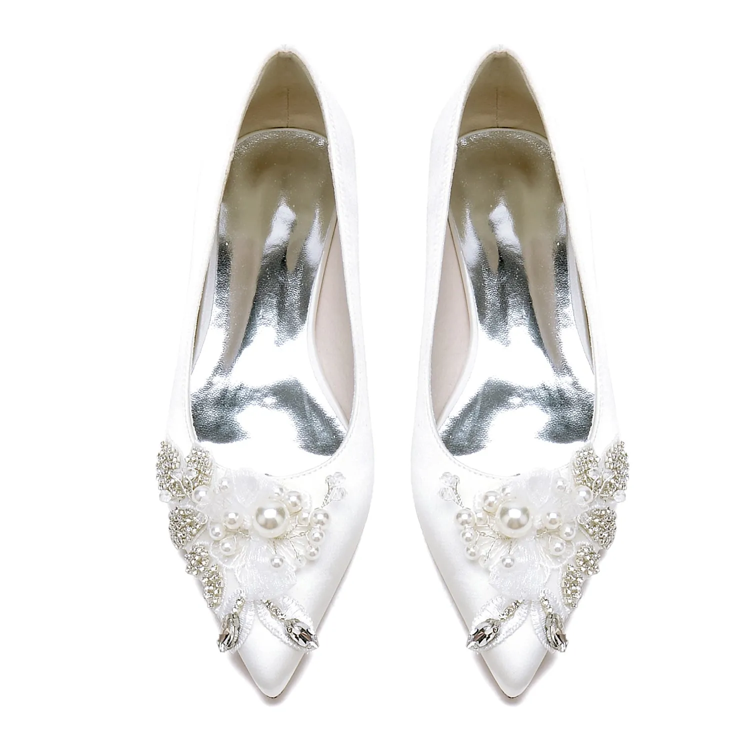 Flat Heel 2.5cm Silk-Like Shoes CK0484 sold by Cocomelody product image thumbnail 2