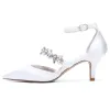 Stiletto Heel 6cm Silk-Like Shoes CK0482 sold by Cocomelody