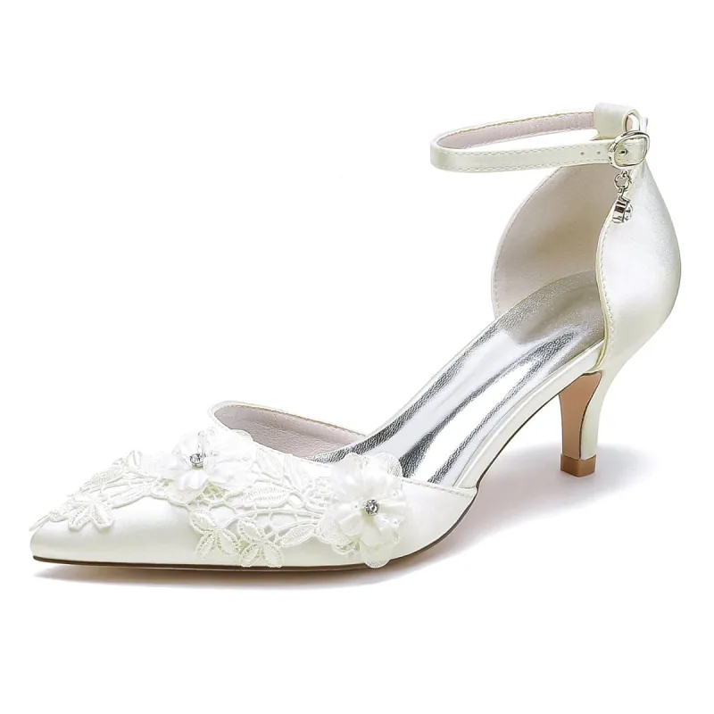 Stiletto Heel 6cm Silk-Like Shoes CK0481 sold by Cocomelody