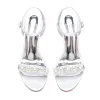 Stiletto Heel 9.5cm Silk-Like Shoes CK0478 sold by Cocomelody