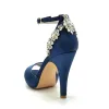 Stiletto Heel 10cm Silk-Like Shoes CK0472 sold by Cocomelody