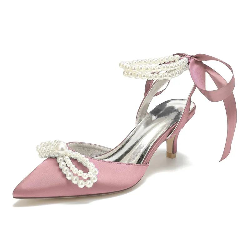 Stiletto Heel 6cm Silk-Like Shoes CK0451 sold by Cocomelody