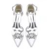 Stiletto Heel 8.5cm Silk-Like Shoes CK0445 sold by Cocomelody